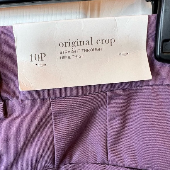 LOFT Original Crop Pants in Lavender Size 10 Petite - Picture 7 of 9